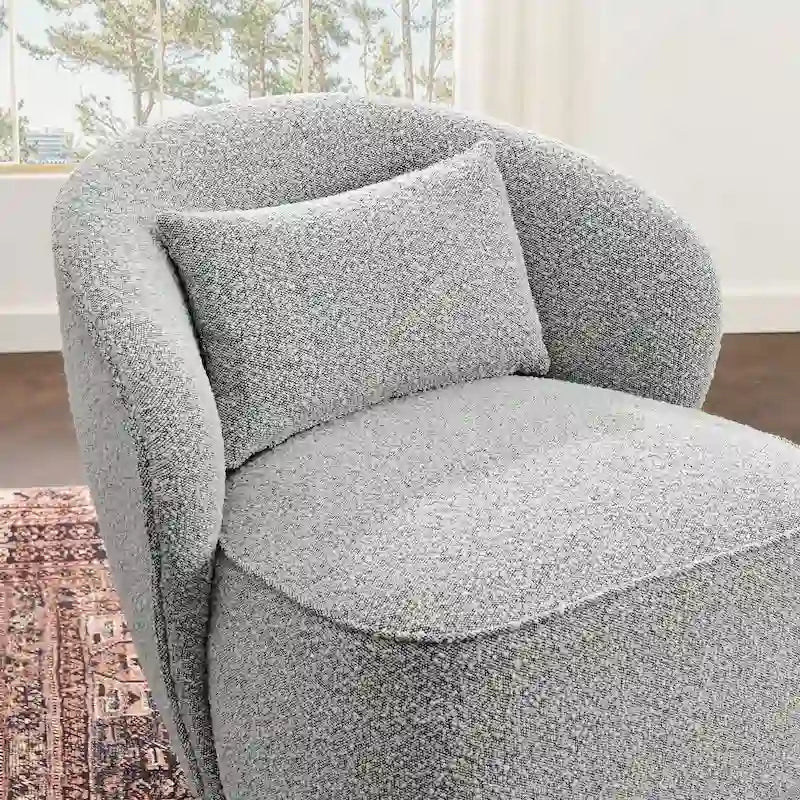Fauteuil pivotant rembourré 33 W (lot de 2)