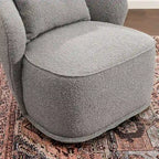 Fauteuil pivotant rembourré 33 W (lot de 2)