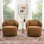 Fauteuil pivotant rembourré 33 W (lot de 2)