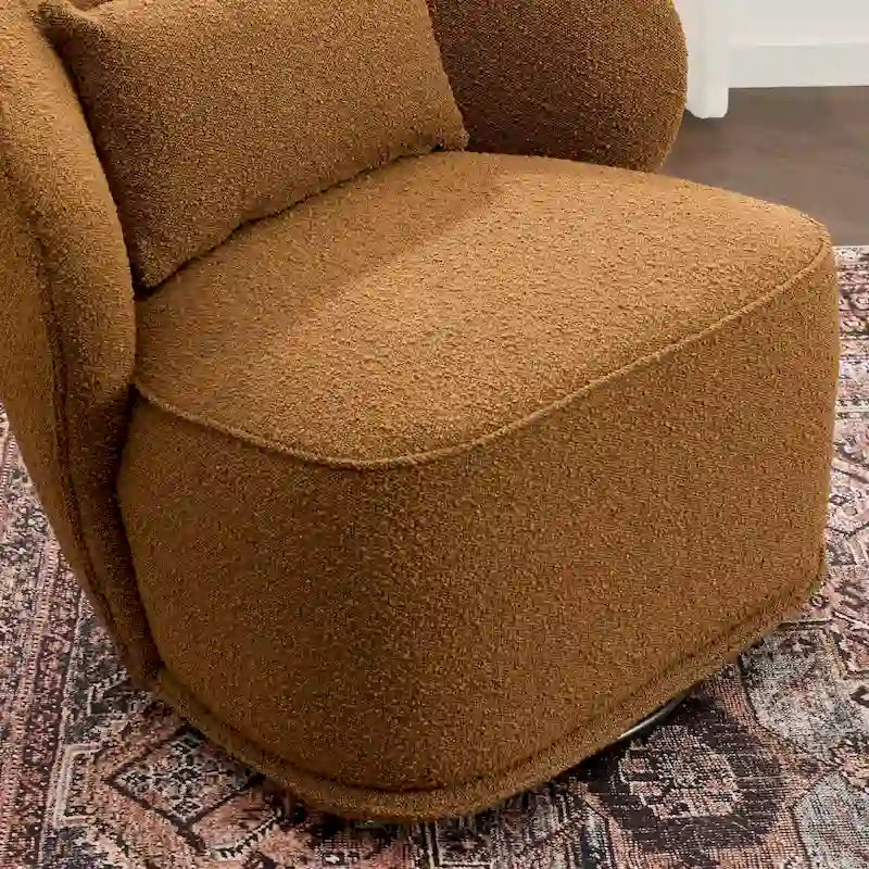 Fauteuil pivotant rembourré 33 W (lot de 2)