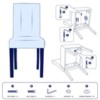 (Lot de 2) Chaises de salle à manger en similicuir rembourrées
