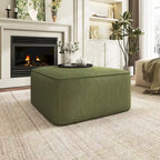 Pouffe carré en similicuir