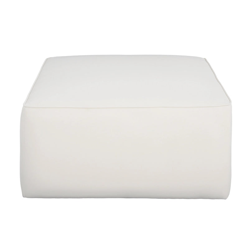 Pouffe carré en similicuir