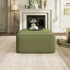Pouffe carré en similicuir