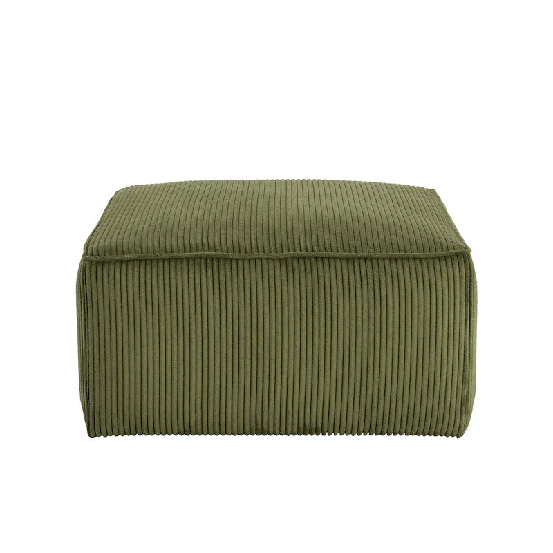 Pouffe carré en similicuir