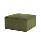 Pouffe carré en similicuir