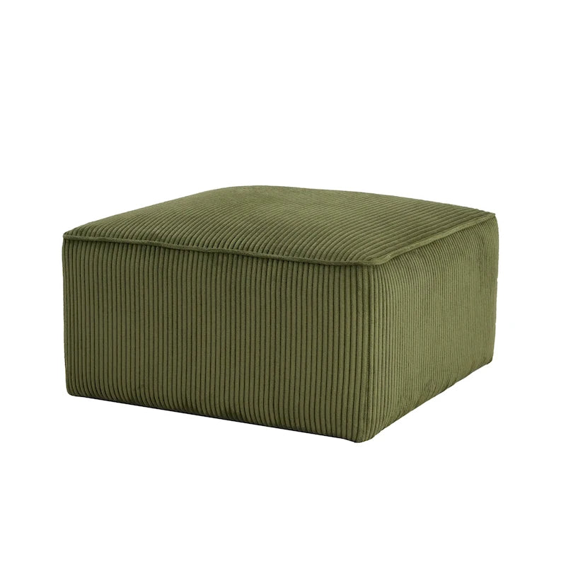 Pouffe carré en similicuir