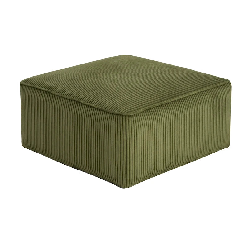 Pouffe carré en similicuir
