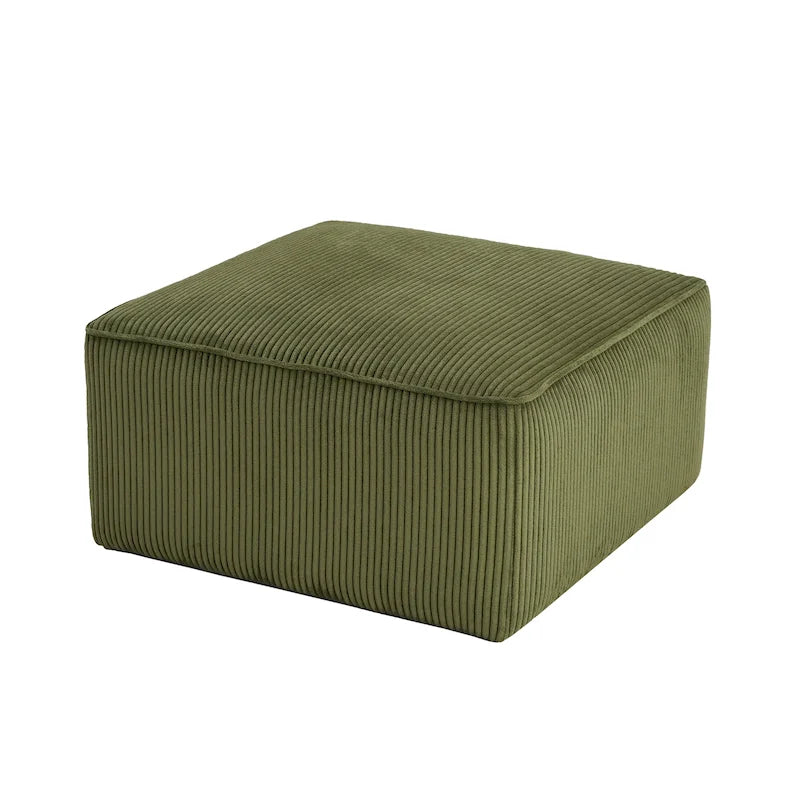 Pouffe carré en similicuir