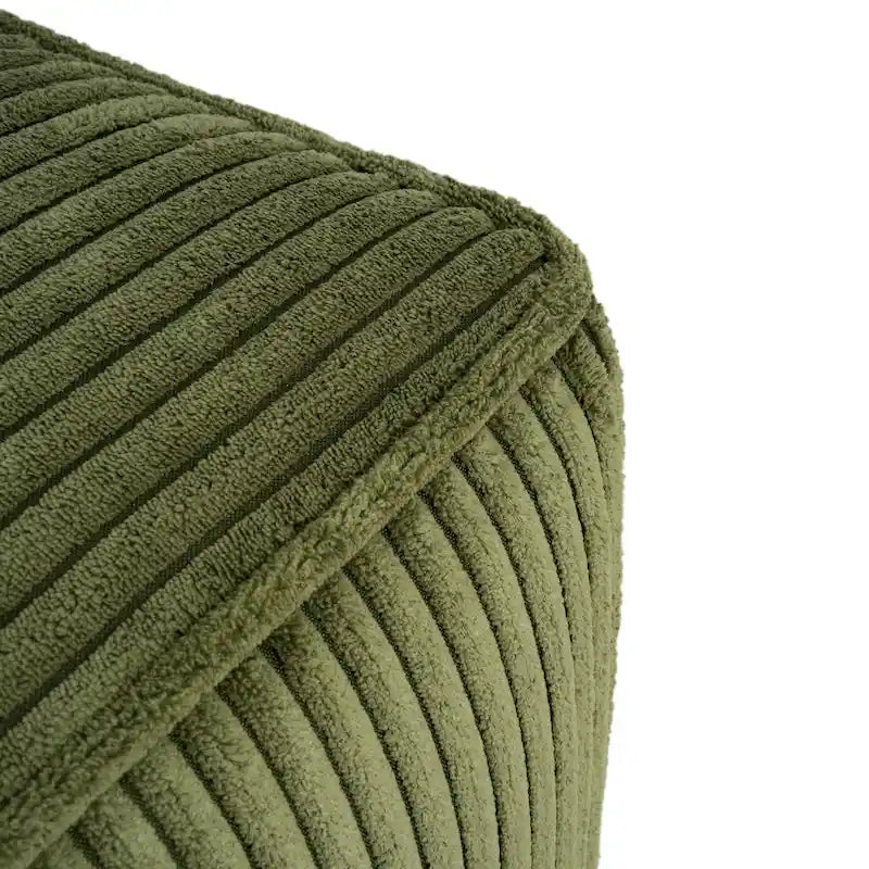 Pouffe carré en similicuir