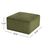 Pouffe carré en similicuir
