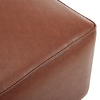 Pouffe carré en similicuir