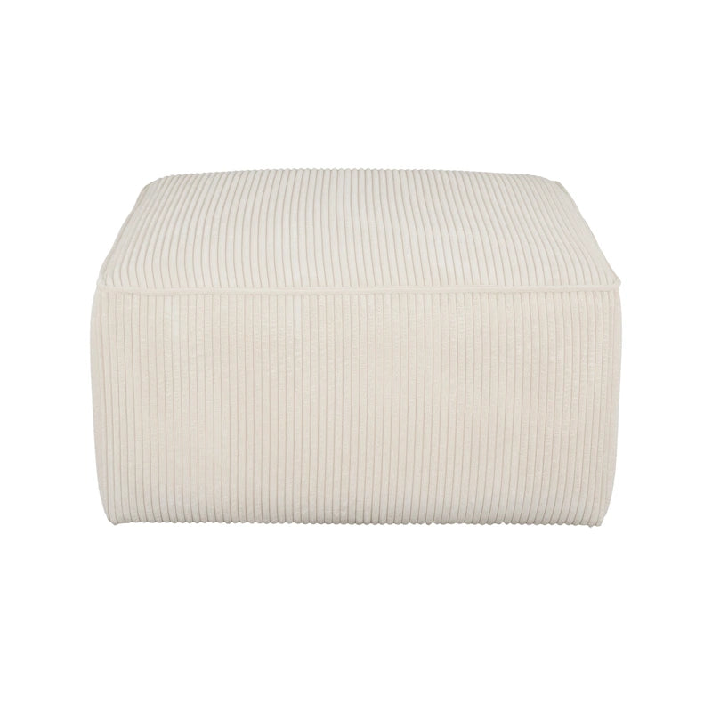 Pouffe carré en similicuir