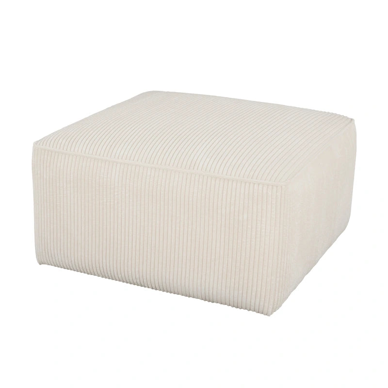 Pouffe carré en similicuir