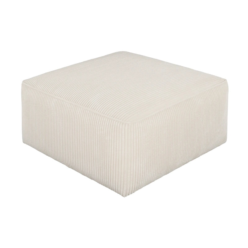 Pouffe carré en similicuir