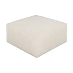 Pouffe carré en similicuir