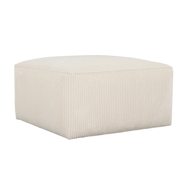 Pouffe carré en similicuir