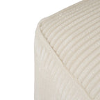 Pouffe carré en similicuir