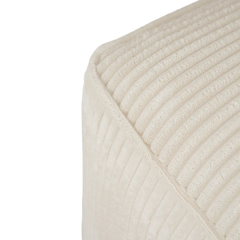 Pouffe carré en similicuir